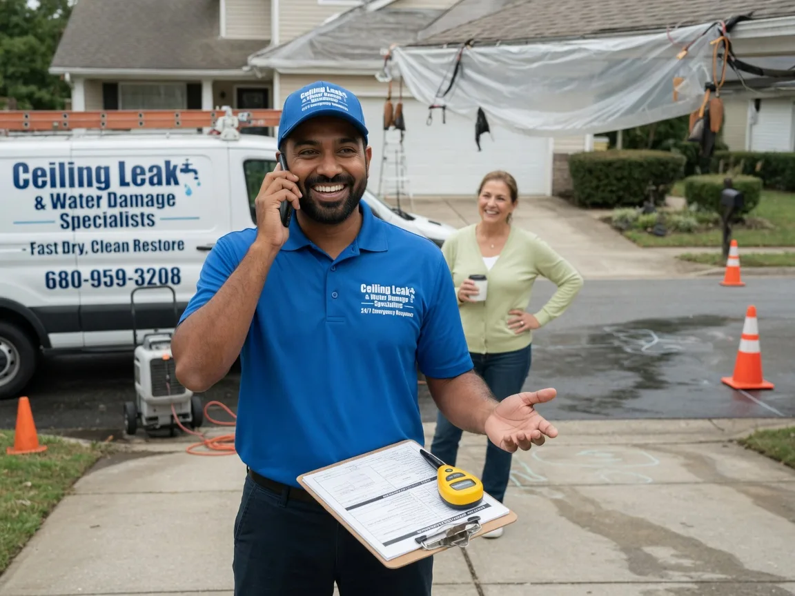 Ceiling Leak Cleanup Searsboro, IA FAQs